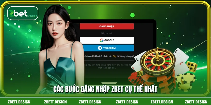 Các bước đăng nhập ZBET cụ thể nhất